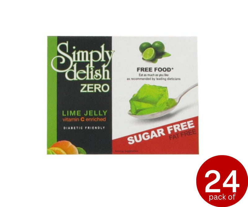 Simply Delish - Sugar-Free Jelly Dessert, Lime Flavour, 8g