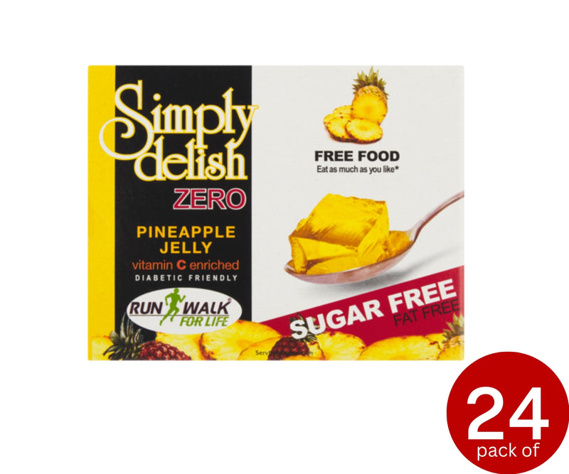 Simply Delish - Sugar-Free Jelly Dessert, Pineapple Flavour, 8g