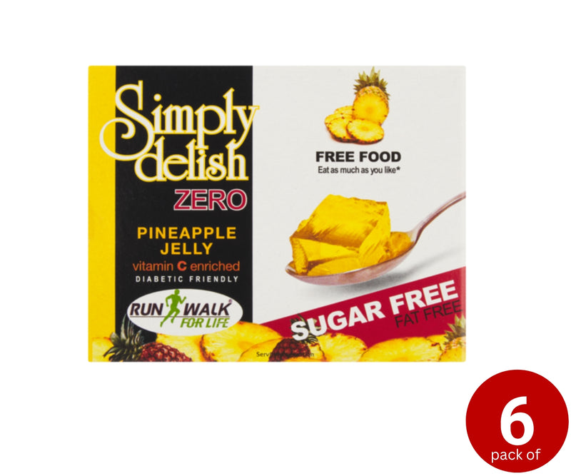 Simply Delish - Sugar-Free Jelly Dessert, Pineapple Flavour, 8g