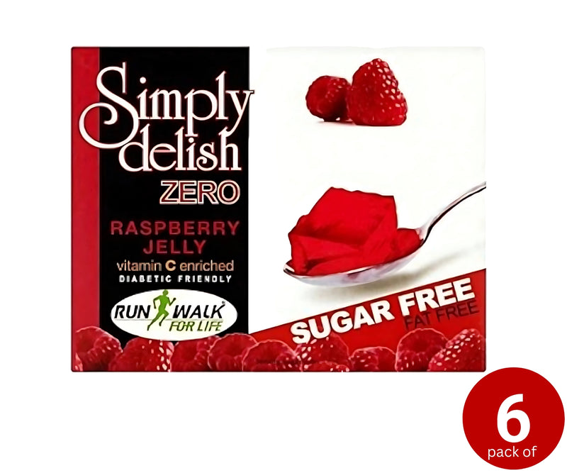 Simply Delish - Sugar-Free Jelly Dessert, Raspberry Flavour, 8g