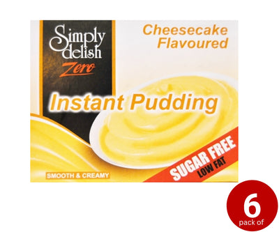 Simply Delish, Sugar Free Instant Pudding, Cheesecake Flavour 40g