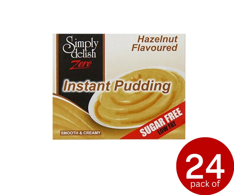 Simply Delish, Sugar Free Instant Pudding, Hazelnut Flavour 40g