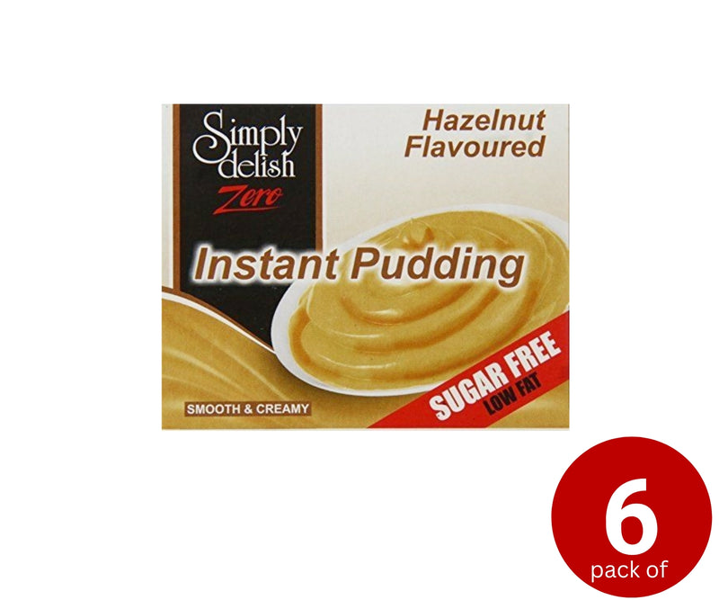 Simply Delish, Sugar Free Instant Pudding, Hazelnut Flavour 40g