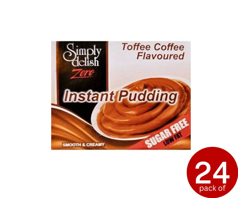 Simply Delish, Sugar Free Instant Pudding, Toffee Coffee Flavour, 40g