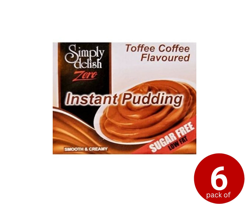 Simply Delish, Sugar Free Instant Pudding, Toffee Coffee Flavour, 40g