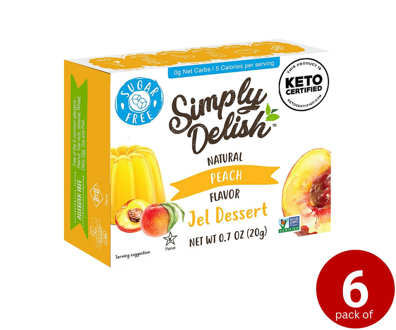 Simply Delish Desserts Natural Peach 20g