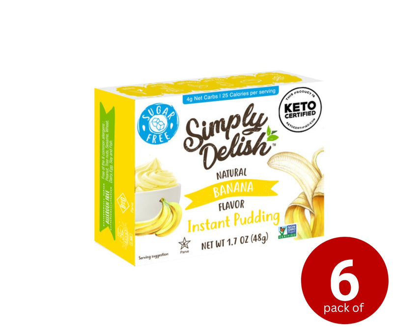 Simply Delish NATURAL Pudding Banana 48g