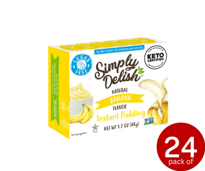 Simply Delish NATURAL Pudding Banana 48g