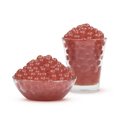 Bubble Blends - Raspberry Popping Boba Fruit Juice Filled Pearls 450g **Expired 03/08/2024**