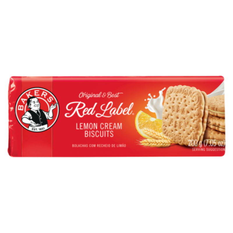 Bakers Red Label Lemon Creams 200g