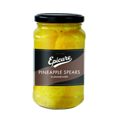 Epicure Pineapple Spears in Coconut Water 370g