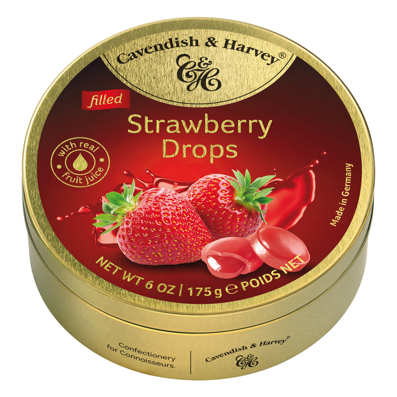 Cavendish & Harvey Strawberry Filled Drops 200g