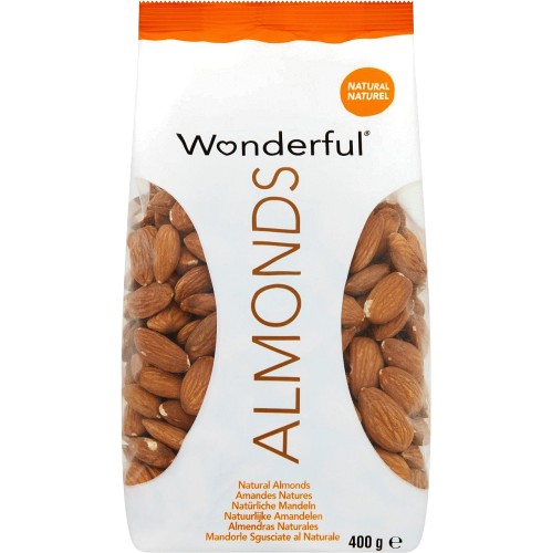 Wonderful Nuts Natural Almonds 400g