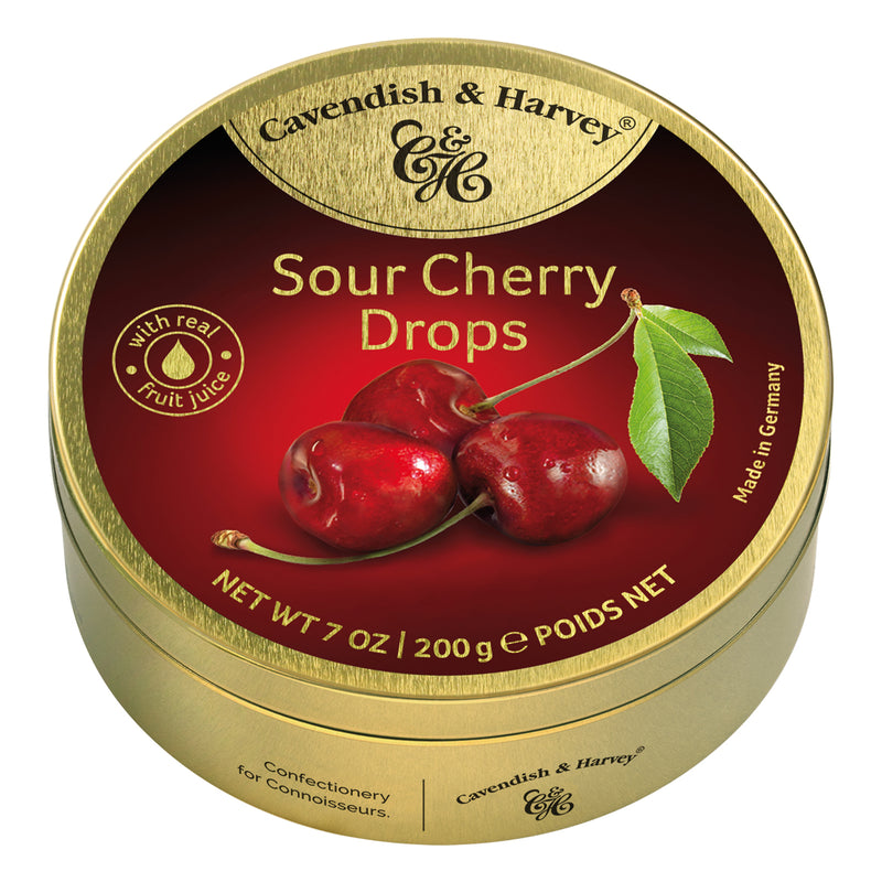 Cavendish & Harvey Sour Cherry Drops 200g