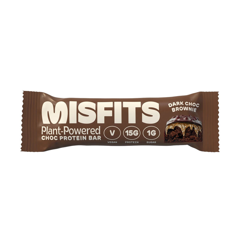 Misfits Dark Chocolate Brownie Bar 45g