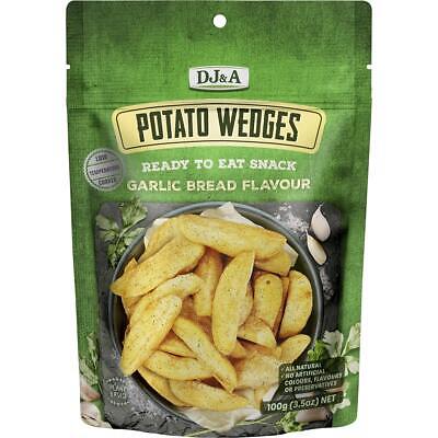 DJ & A Potato Wedges Garlic Bread Flavour 100g