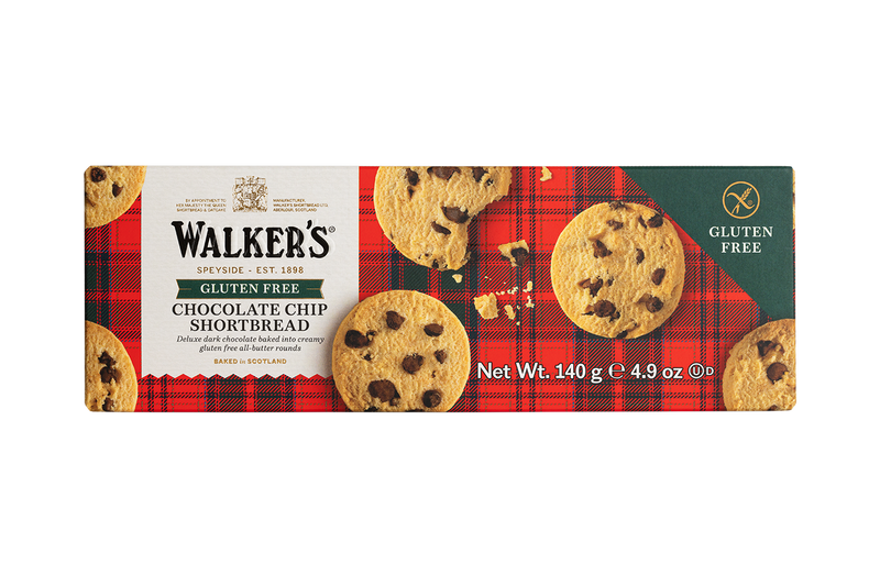 Walkers Gluten Free Chocolate Chip Shortbread 140g