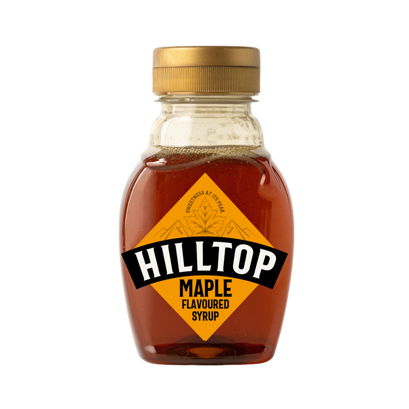 Hilltop Honey Pack of 6 x 230g Maple Flavour Syrup Blend