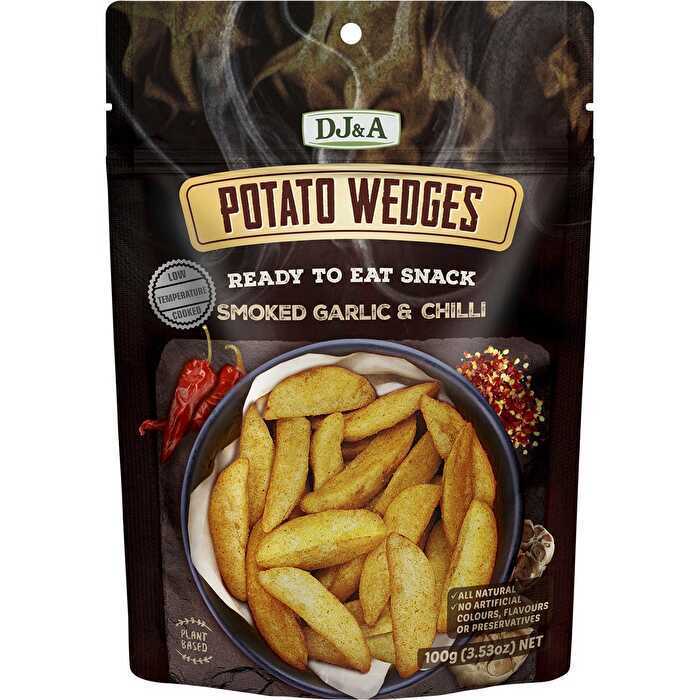 DJ & A Potato Wedges Smoked Chili Garlic 100g