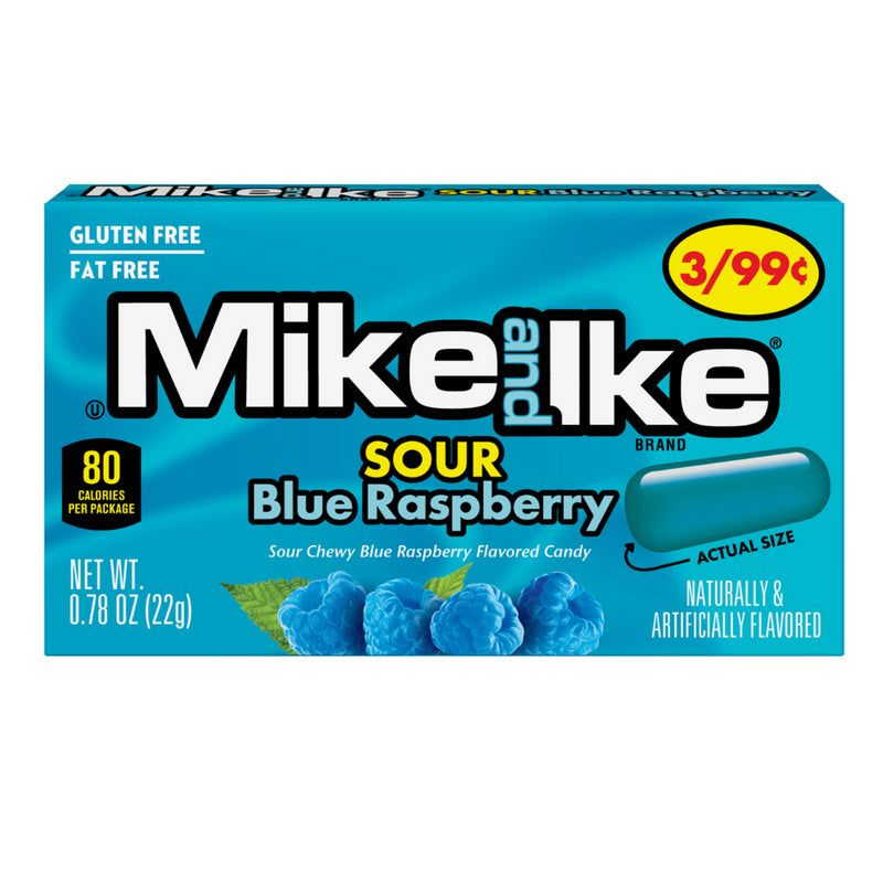 Mike And Ike Sour Blue Raspberry 22g (0.78oz)