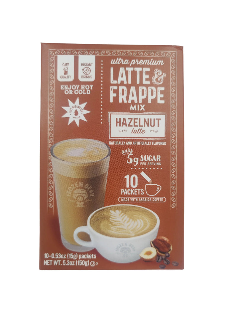 The Frozen Bean ICB Lite Hazelnut Latte (10ct) 150g (5.3oz)