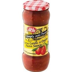 All Joy Pasta Sauce Extra Garlic & Onion 12 x 440g