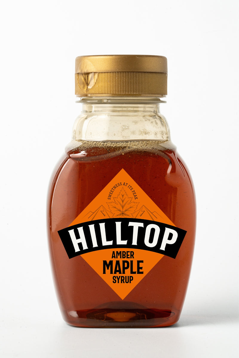 Hilltop Honey Pack of 6 x 230g Grade A Amber Maple Syrup