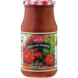 All Joy Sauces Spaghetti Classic 485g