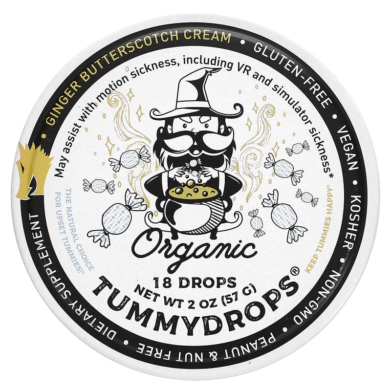 Tummy Drops Ginger Butterscotch Cream 57g