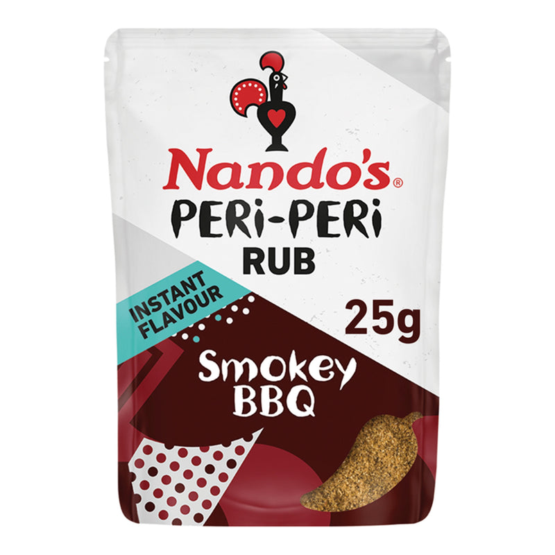 Nandos Pack of 12 x 25g Smokey BBQ Peri-Peri Rub