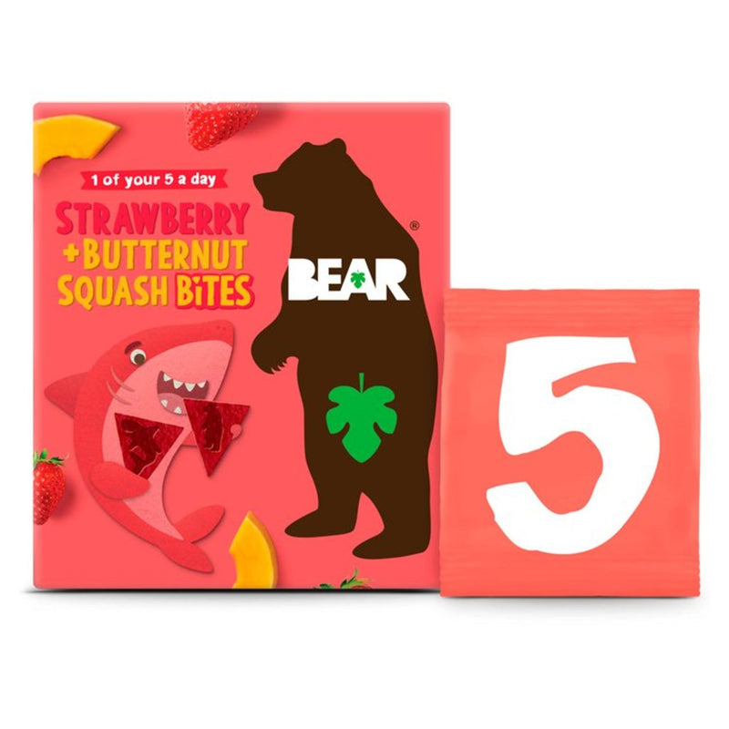 Bear Bites Fruit & Veg Shapes Strawberry & Butternut 18g