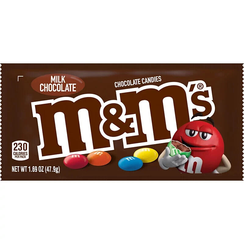 M&M Pack of 36 x 47.9g Plain