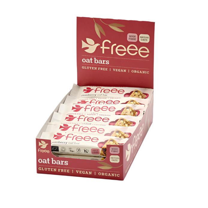 Doves Farm Pack of 18 x 35g Flapjack Cranberry Oat Bar