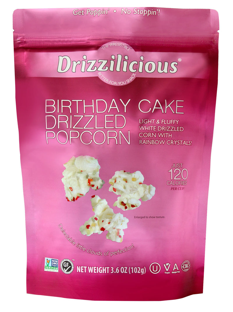 Drizzilicious Popcorn Birthday Cake 102g