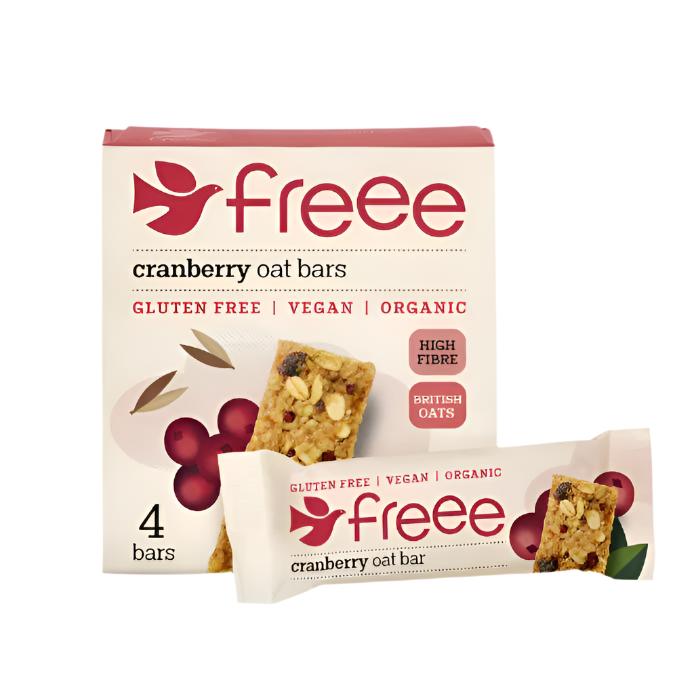 Doves Farm Pack of 7 x 4 x 35g Flapjack MULTIPACK Cranberry Oat Bar