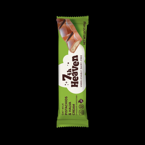 7th Heaven Pistachios & Halva Cream Oat Milk Chocolate 45g