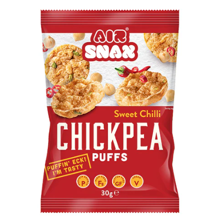 Air Snax Chickpea Puffs Sweet Chilli 30g