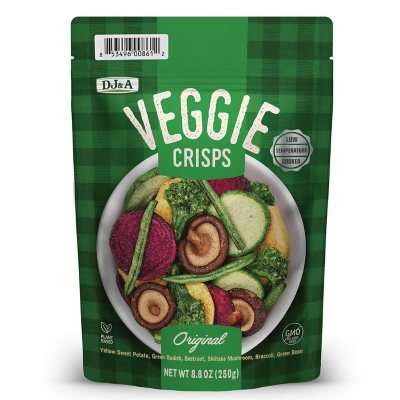 DJ & A Veggie Crisps Original Large 250g