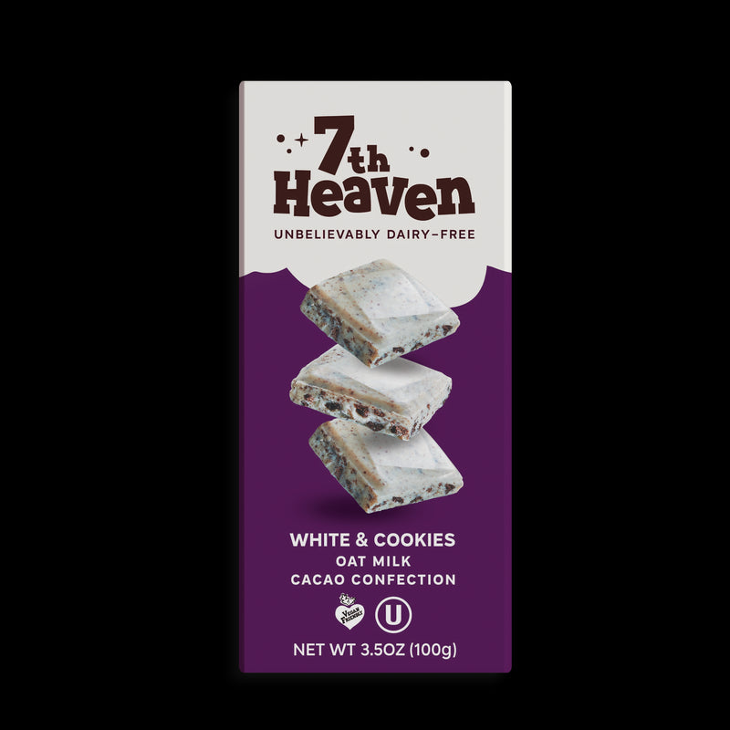 7th Heaven White & Cookies Oat Milk Chocolate 100g