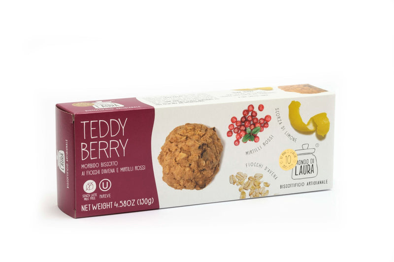 Mondo di Laura Gourmet Cookies Teddy Berry Oatmeal 130g