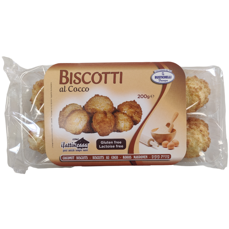 Rustichelli Gluten-Free Coconut Biscuits 200g