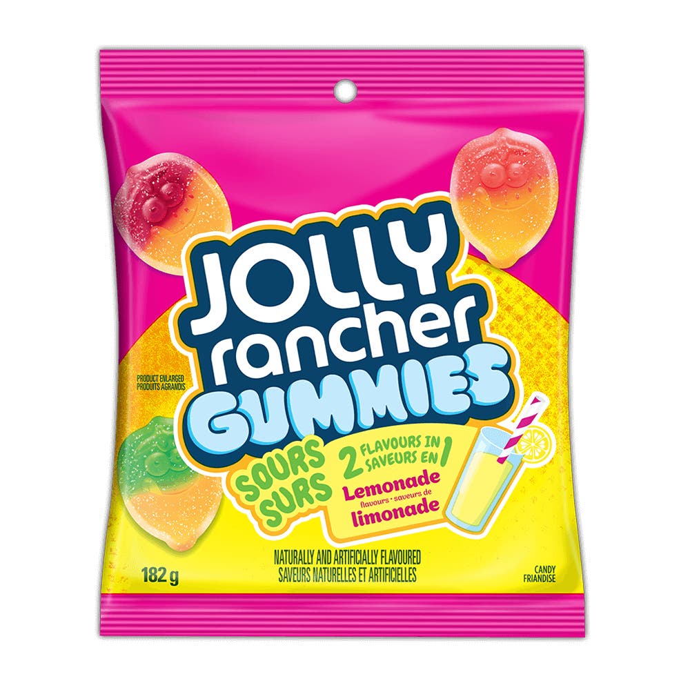 Jolly Rancher Gummies 2 Flavours in 1 Lemonade Sours NK 182g – Broadway ...