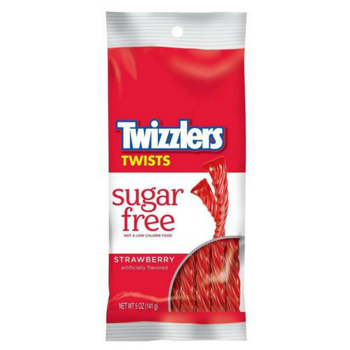 Twizzlers Peg Bag Strawberry Twists Sugar Free 141g – Broadway Candy